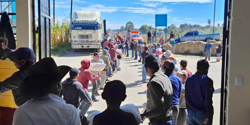 Más de 4 mil familias en San Antonio Ilotenango reciben alimentos por acciones