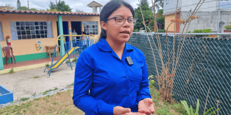 Katherine es una de las graduandas de Casa Joven Peronia
