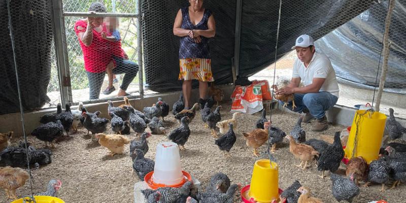 Brindan asistencia técnica a mujeres del caserío El Espinal de Camotán