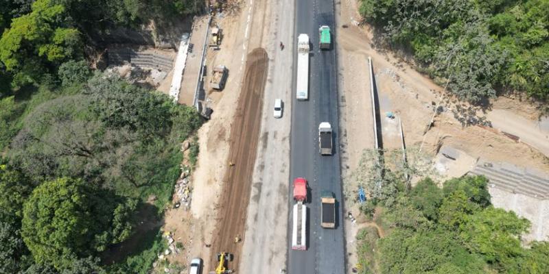 Autopista Palín-Escuintla: este viernes se rehabilitan los 5 carriles en el km 44