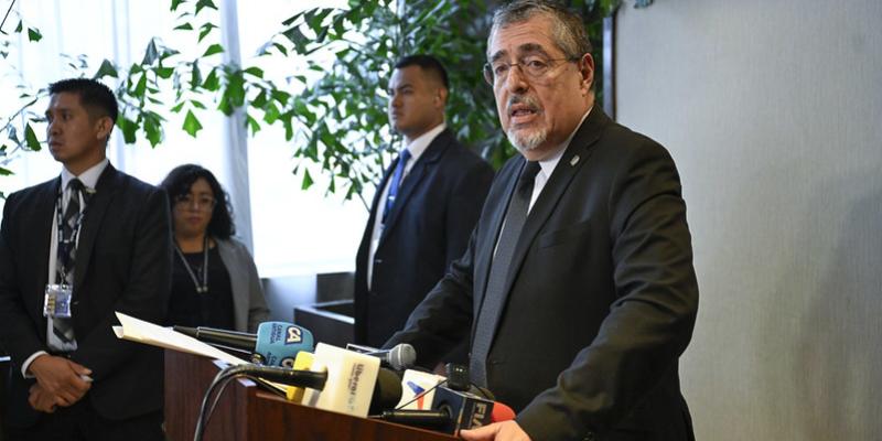 Presidente Bernardo Arévalo brinda declaraciones con respecto a la captura del viceministro, Luis Pacheco.
