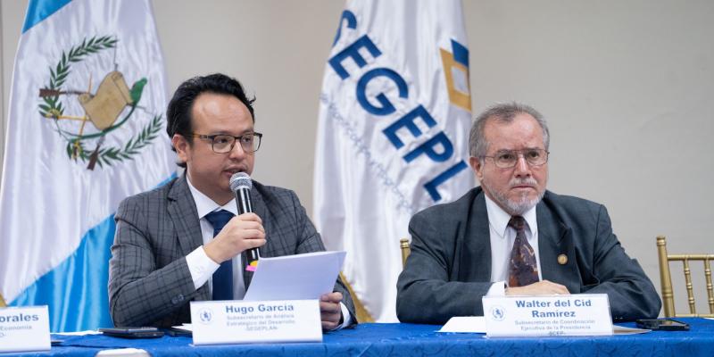 La segunda reunión de la Comisión K'atun fue liderada por el subsecretario Hugo Allan García.