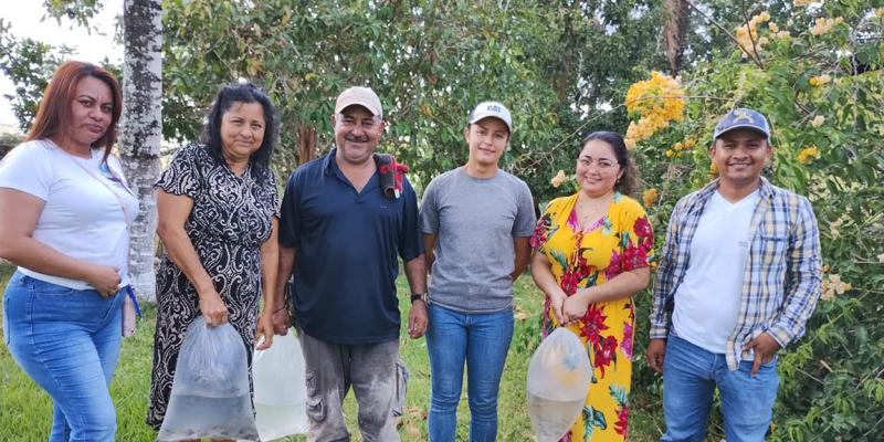 Familias de Melchor de Mencos fortalecen su producción acuícola