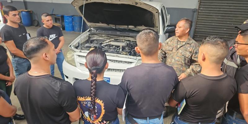 Brigadas de PROVIAL se capacitan en mecánica preventiva 
