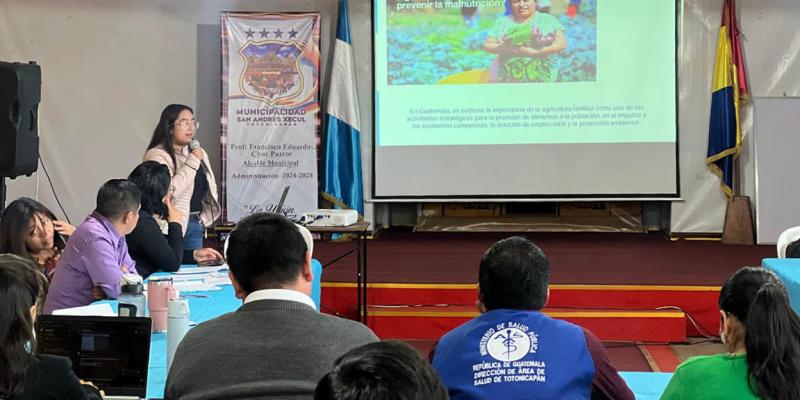Promueven la agricultura sensible a la nutrición en Totonicapán 