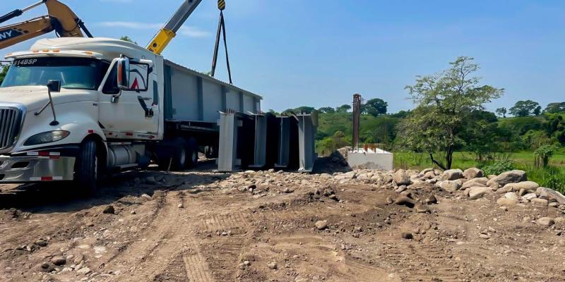 Avanzan obras clave en el Tramo VIII en Guanagazapa, Escuintla
