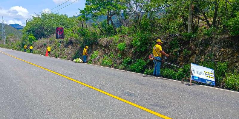COVIAL mejora la transitabilidad en la RN-18, San Pedro Pinula, Jalapa, como parte del Plan Conecta 2025