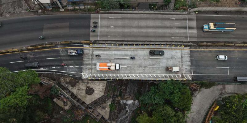 Habilitan paso vehicular en el km 17.5 de la CA-09 Sur y refuerzan respuesta ante emergencias por lluvias