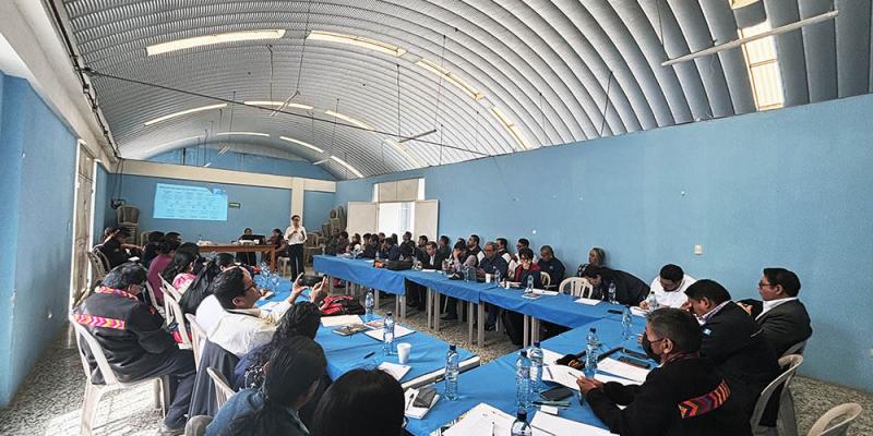 Gobierno avanza en la socialización de la ruta metodológica de la Agenda Territorial firmada por el presidente y las autoridades indígenas de Santa Lucía Utatlán