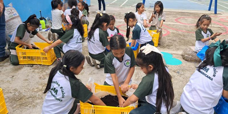 Huertos escolares transforman la educación en sostenibilidad y autoconsumo