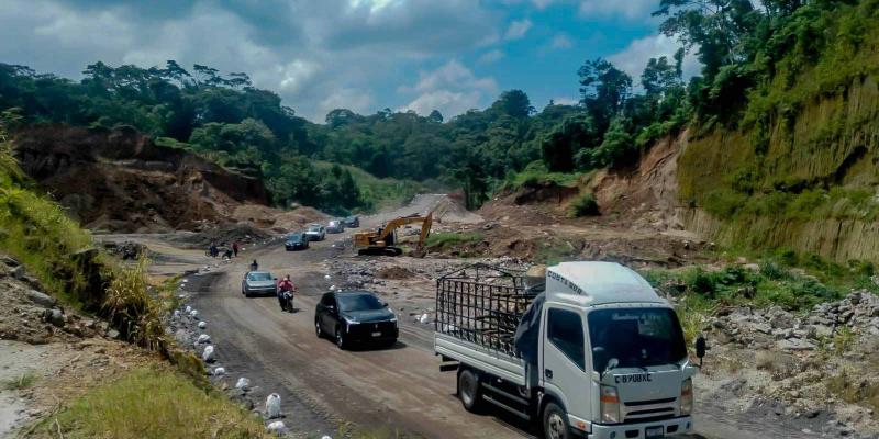 CIV realiza pruebas en ruta alterna al km 189 de la RN-CITO 180 
