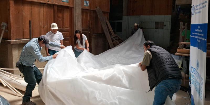 Comunidades de Quichés son apoyadas con insumos agrícolas 