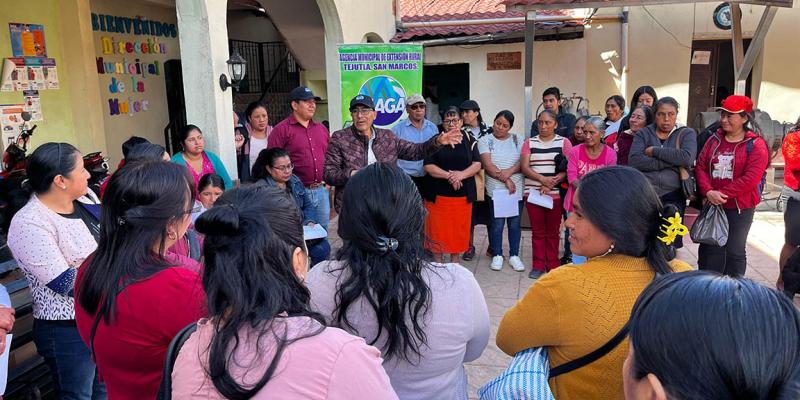 Huertos familiares de San Marcos fortalecen agricultura familiar
