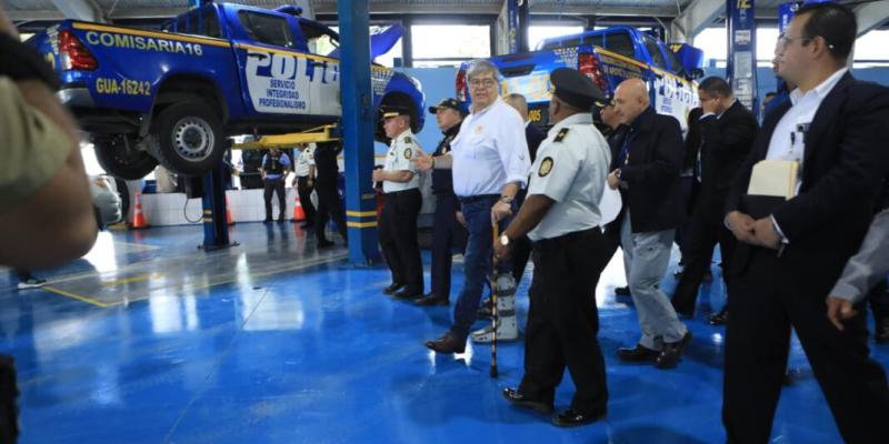 Refuerzan con dotación de vehículos reparados a la PNC