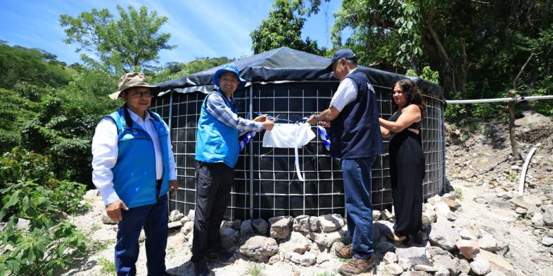 Reservorios impulsan la producción agrícola en Chiquimula y Jutiapa