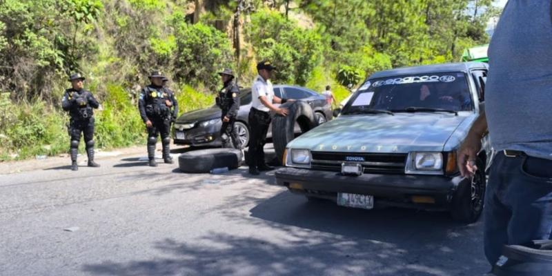 Se levanta bloqueo en la CA-1 Huehuetenango y se planifica reparación