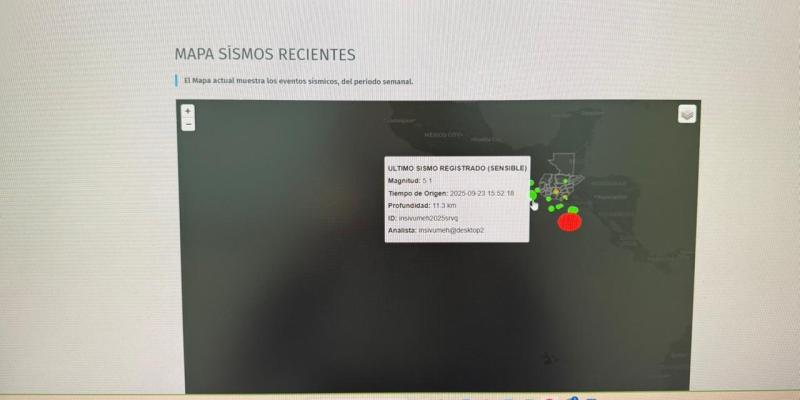 Monitoreo sísmico-tectónico de Guatemala