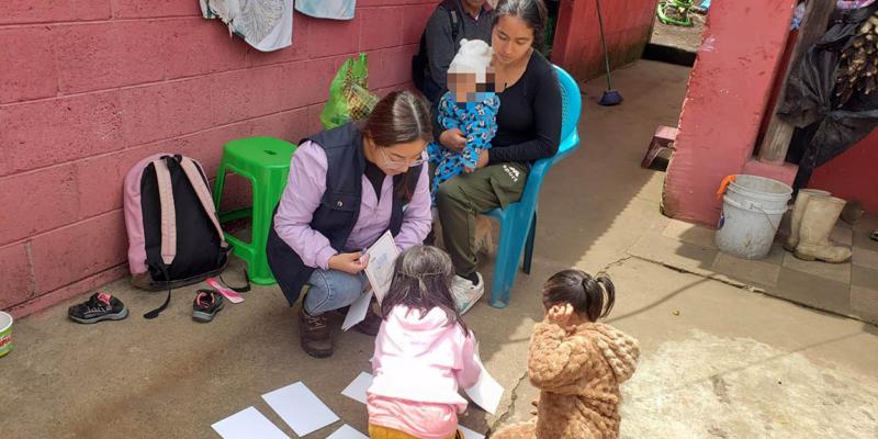 Monitorean huertos familiares en Momostenango