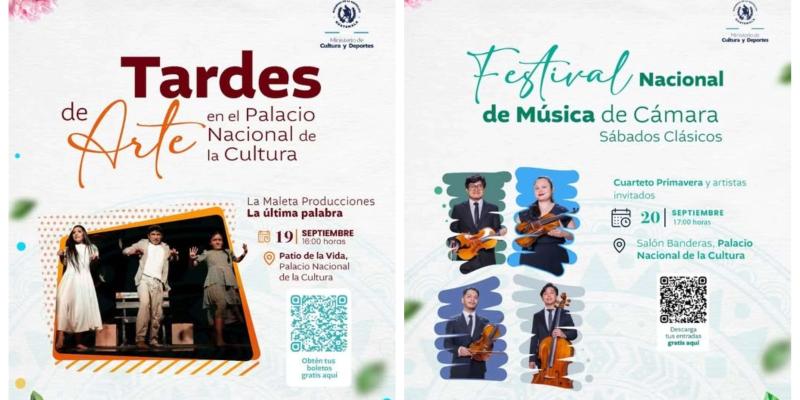 Danza-teatro y música de cámara