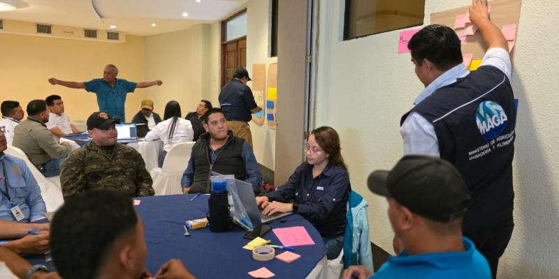 Continúan en Jutiapa los talleres regionales para la construcción de la Política Nacional del Fuego 