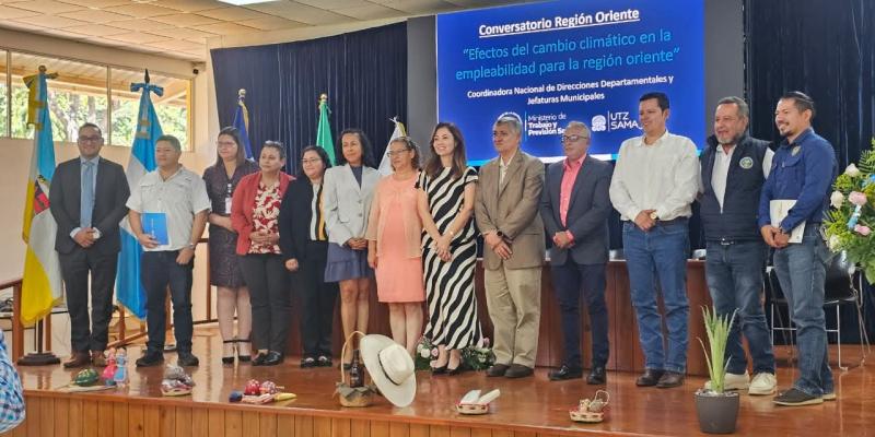 INSIVUMEH promueve el diálogo sobre los efectos del cambio climático en la empleabilidad en la Región Oriente