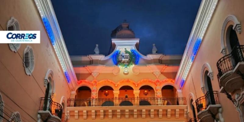 Edificio de Correos se Ilumina de Naranja y se suma a la Campaña ÚNETE Contra la Violencia de Género