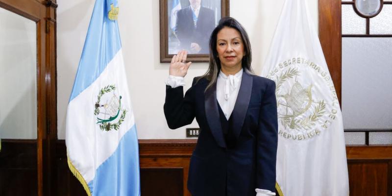 Karina García Ruano nueva Secretaria de Comunicación Social de la Presidencia 