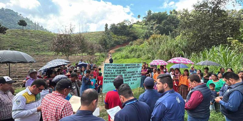 CIV escucha y guía a las comunidades para desarrollar obras en Alta Verapaz 