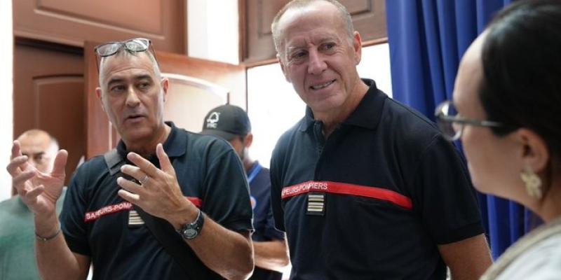 INSIVUMEH y Bomberos de Francia intercambian experiencias sobre detección de puntos de calor