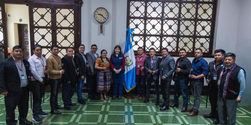 48 Cantones de Totonicapán se reúnen con ministra de Cultura y Deportes, Liwy Grazioso
