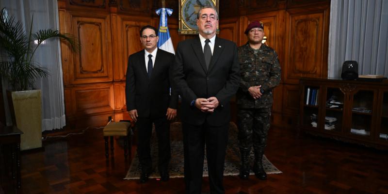 Presidente Bernardo Arévalo en cadena nacional