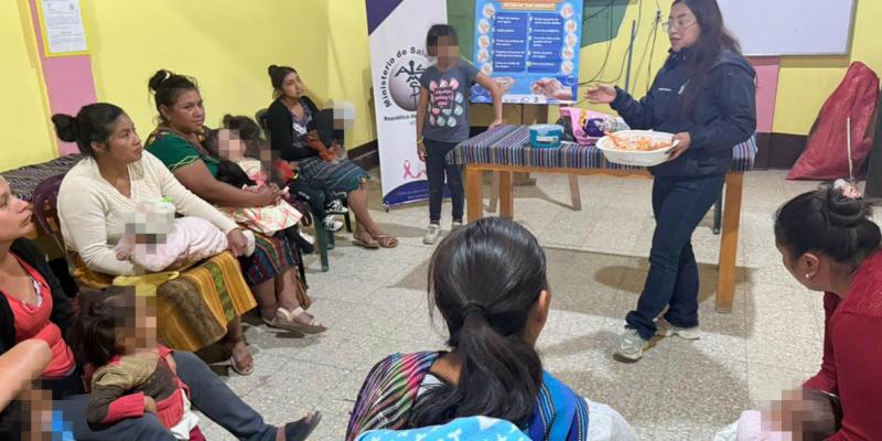 Primera reunión del Club de la Nutrición de San Bartolo Aguas Calientes