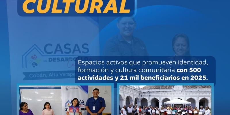 13 nuevas Casas de Desarrollo Cultural