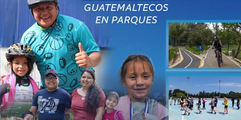 Más de 3 millones 700 mil guatemaltecos en parques