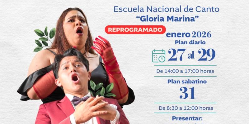Audiciones de admisión "Escuela de Canto "Gloria Marina"