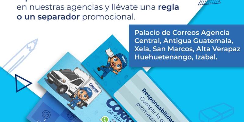 Correos de Guatemala te acompaña en este Regreso a Clases