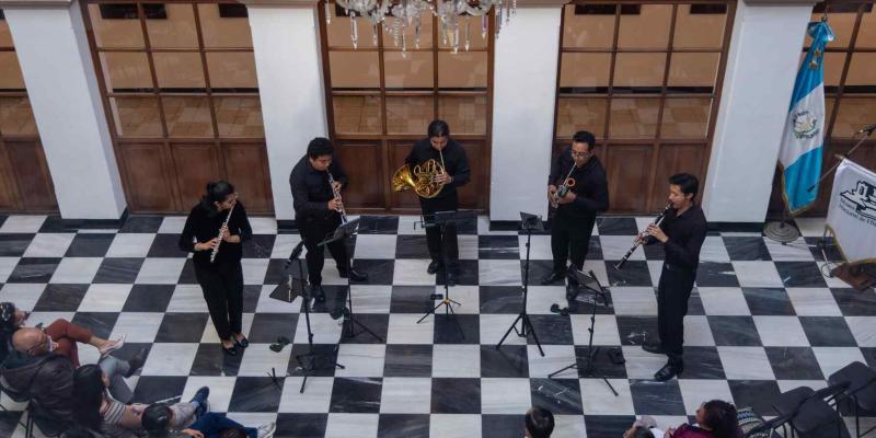 Quinteto Xocomil: melodías que convergen con la historia