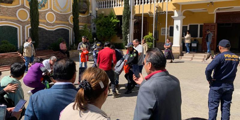 Sede de Quetzaltenango se sumó al simulacro nacional del Terremoto