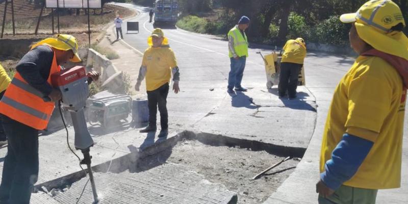 Comienza la transformación del camino entre San Francisco El Alto y Momostenango 