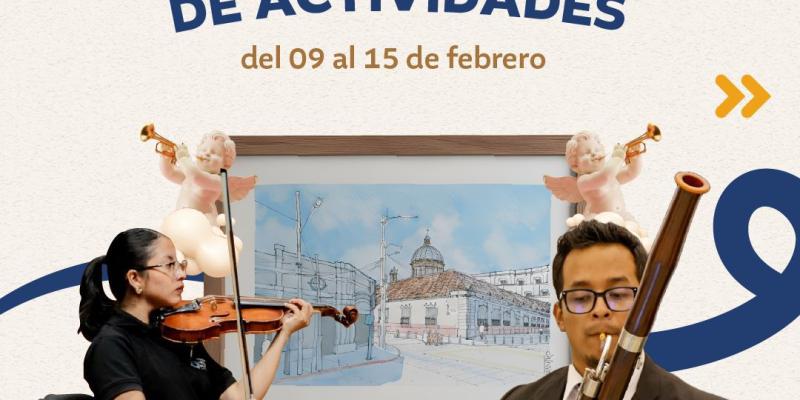 Agenda de actividades del 09 al 15 de febrero