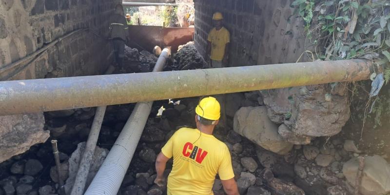 Se realizan mejoras en el Puente del km 157 de la CA-2 Occidente