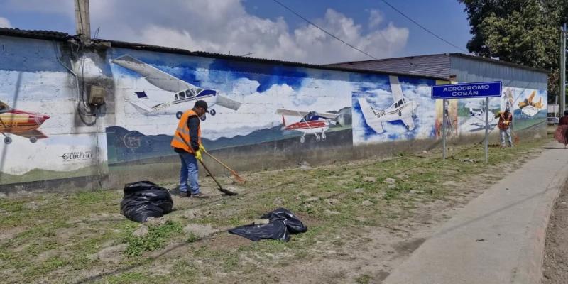 Aeródromo de Cobán optimiza servicios y refuerza seguridad para beneficio de toda la población