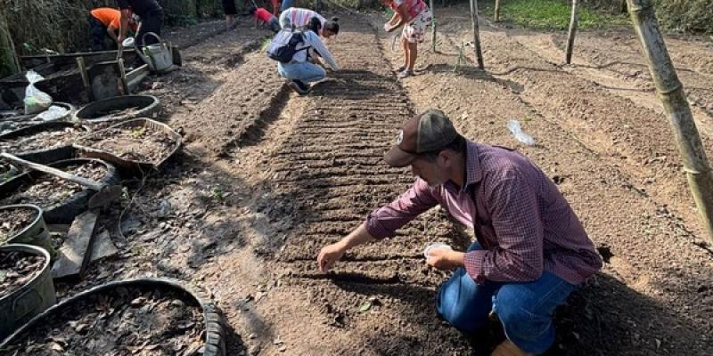 Siembra de hortalizas fortalece agricultura familiar en Esquipulas