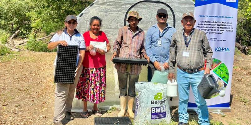 Proyecto KOPIA apoya fortalecimiento de capacidades productivas de grupos CADER 