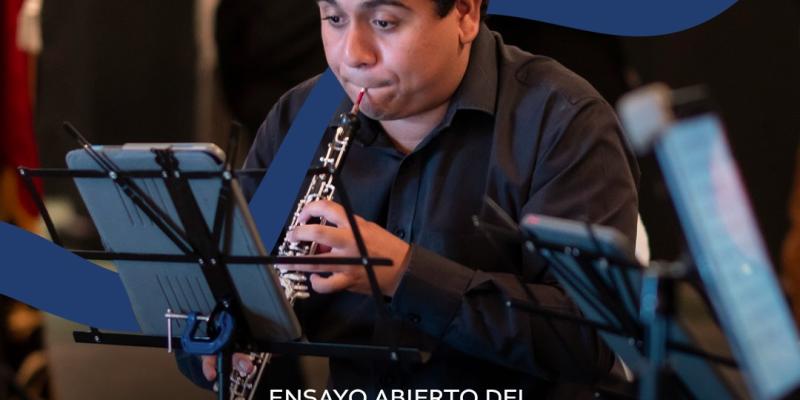 Ensayo abierto del Quinteto Xocomil cautiva a visitantes en el Palacio Nacional de la Cultura