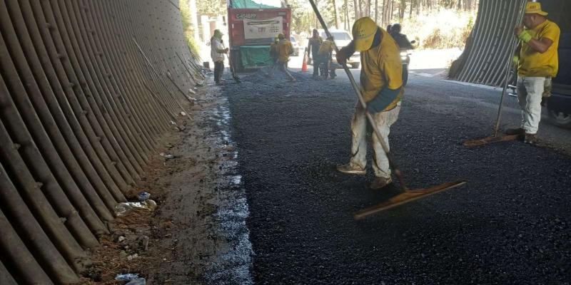 Reparaciones mejoran el acceso hacia Parramos en Chimaltenango