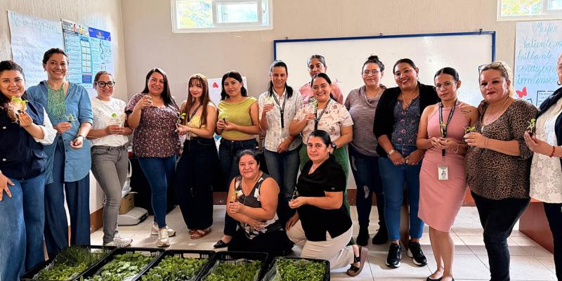 Centro de atención a mujeres sobrevivientes de violencia contará con huerto de hortalizas
