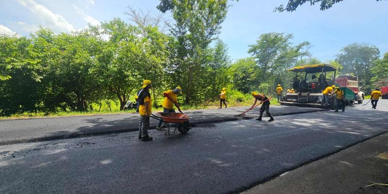 Carretera entre Chiquimulilla y Las Lisas presenta avances en su recuperación