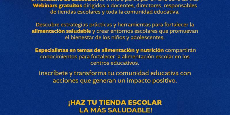 Mineduc impulsa tiendas escolares saludables
