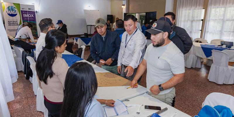 Taller regional impulsan gestión sostenible del recurso hídrico y suelo en Huehuetenango